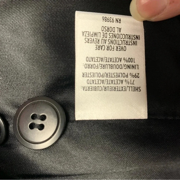 Causal Corner Annex essentials suit coat size 6 solid black with hidden pocket - Picture 5 of 13